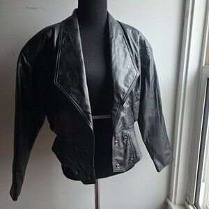 Women's leather jacket